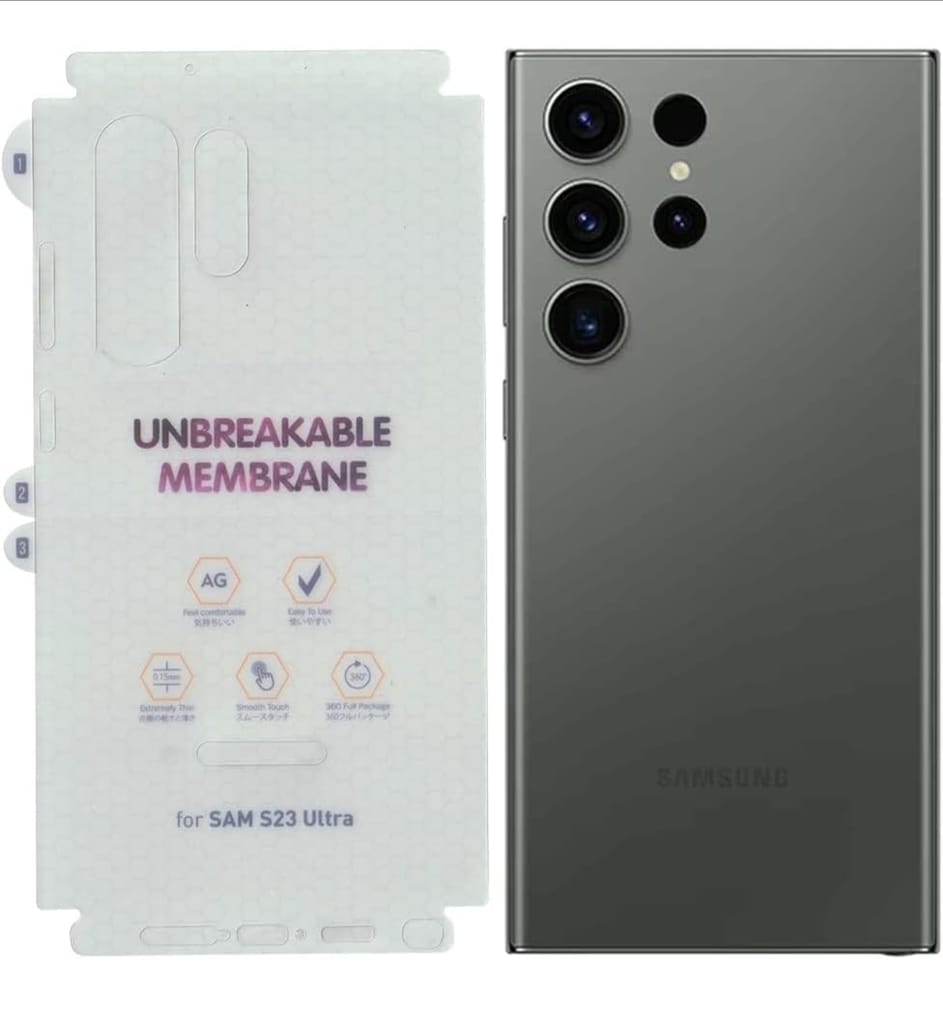 Runija Matte Membrane mobile back 360 protection for Samsung Edge Mobile