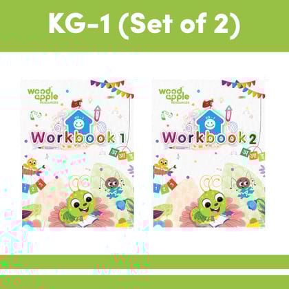 Workbook- KG-1 (Set of 2) - Woodapple Resources