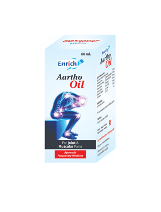 Enrich Plus Artho Oil Joint & Muscular Pains Ayurvedic Oil (Pack of 3*60ml.)