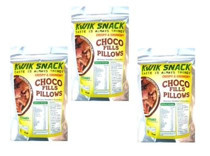 KWIK SNACK CHOCO FILL PILLOWS-3 X 200 GM - 600 GM