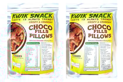 KWIK SNACK CHOCO FILL PILLOWS-2 X 100 GM - 200 GM
