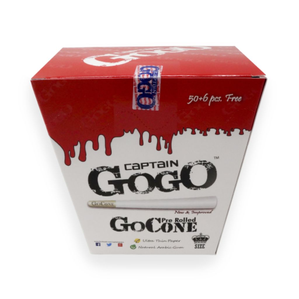 Captain GoGo paper Pre Rolled 56 cone bleaches gogo cone pre-Rolled King Size 13 gsm Paper Roll (Set of 56, White) - Stationery | Buy online on ZillyBuy