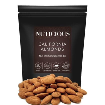 NUTICIOUS California Almonds Badam -200 g