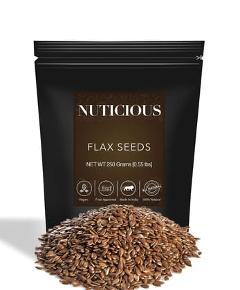 Nuticious Flax Seeds-250 g