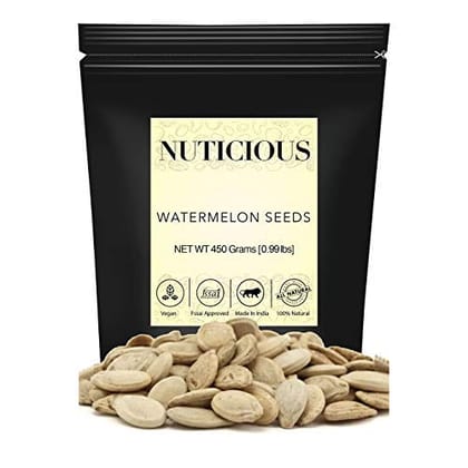 Nuticious Natural Watermelon Seeds-450 gm