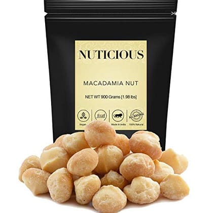 NUTICIOUS Macadamia Nuts-900 gm