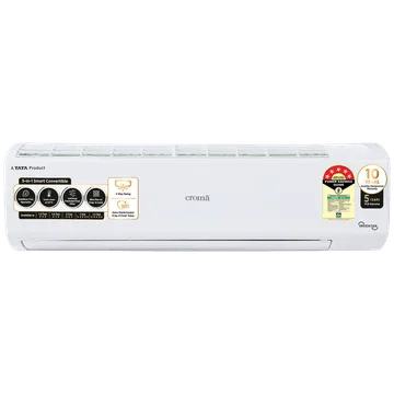 Croma 5 in 1 Convertible 1 Ton 5 Star Inverter Split AC with Dust Filter (2024 Model, Copper Condenser)
