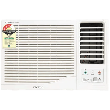 Croma 1 Ton 3 Star Fixed Speed Window AC (2024 Model, Copper Condenser, Dust Filter)