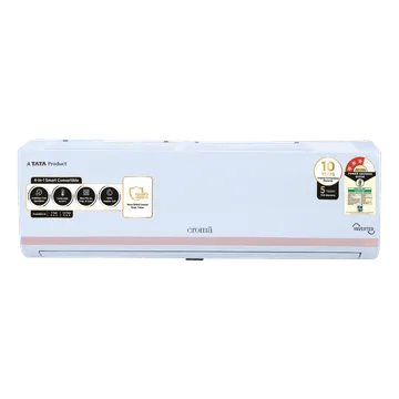 Croma 4 in 1 Convertible 1.5 Ton 3 Star Inverter Split AC with Dust Filter (2024 Model, Copper Condenser)