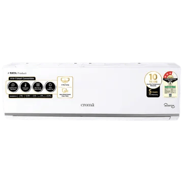 Croma 4 in 1 Convertible 1.5 Ton 3 Star Inverter Split AC with Dust Filter (2024 Model, Copper Condenser)