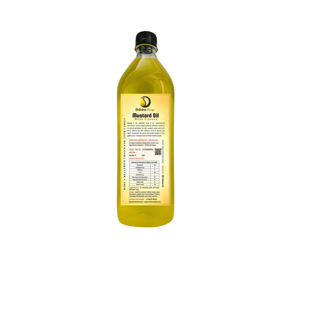 WOOD PRESSED MUSTARD OIL 1000ML