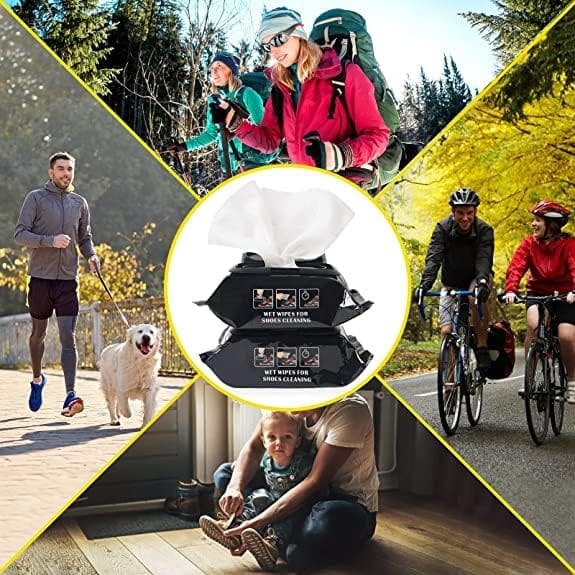 Bchoix Shoe Wipes Sneaker Wipes (1 Pack of 80 Pcs) Instant Sneaker Cleaner Shoe Cleaning Wipes Sneaker Wipes for Shoes Quick Remove Dirt Stain Shoe Cleaner Wipes Shoe Wipes for Sneakers Cleaning Kit