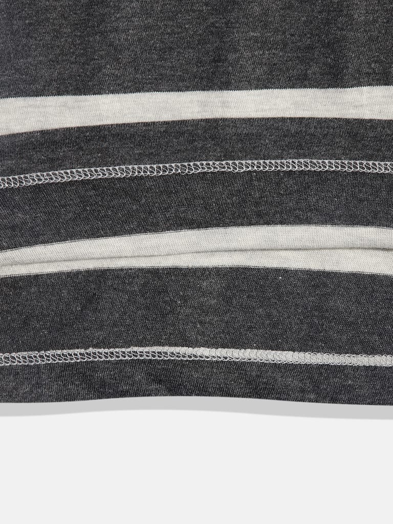 Boys Striped Round Neck T-shirt