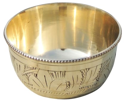 Brass Bowl Katori - 3.5*3.5*1.6 inch (Z151 C)