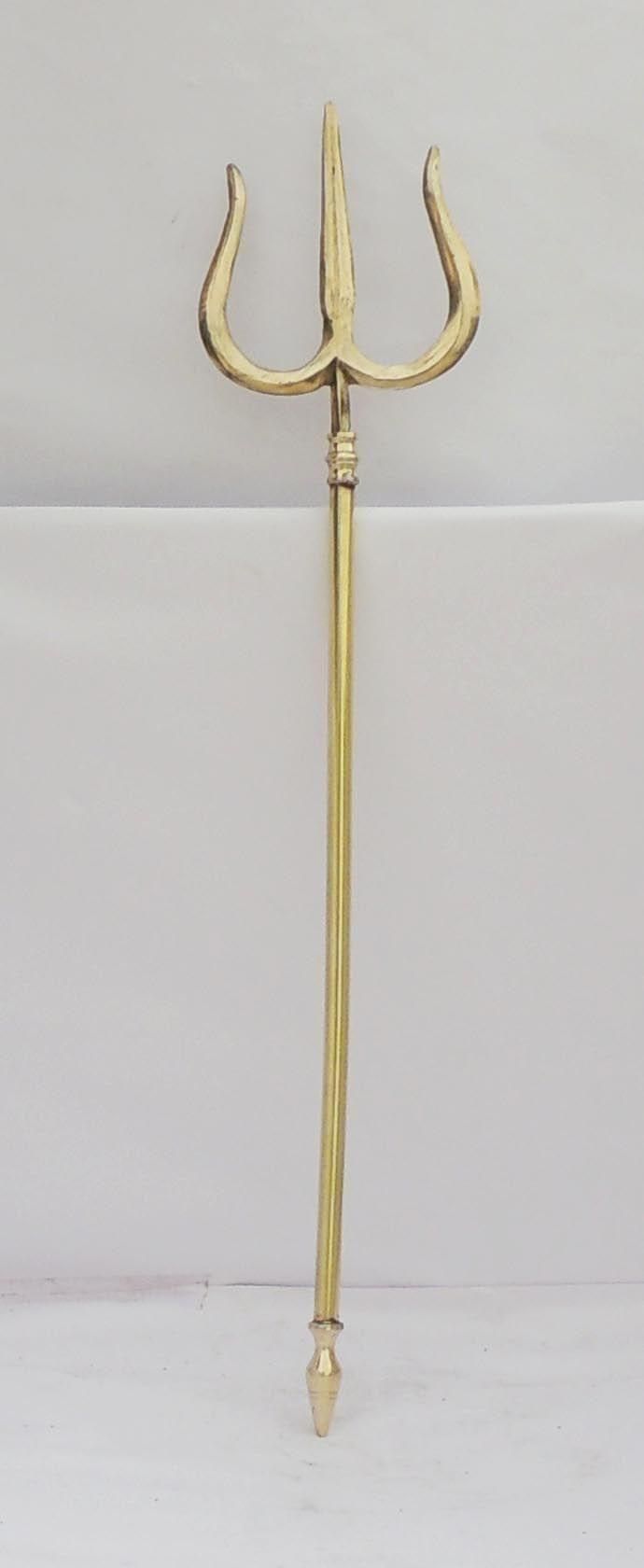 Brass Trishul 26" - 5.7*1*26 inch (Z138 N)
