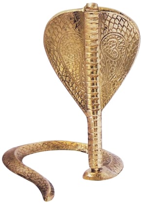 Brass Snake (For Shivling) - 5.4*6*7 inch (Z299 E)