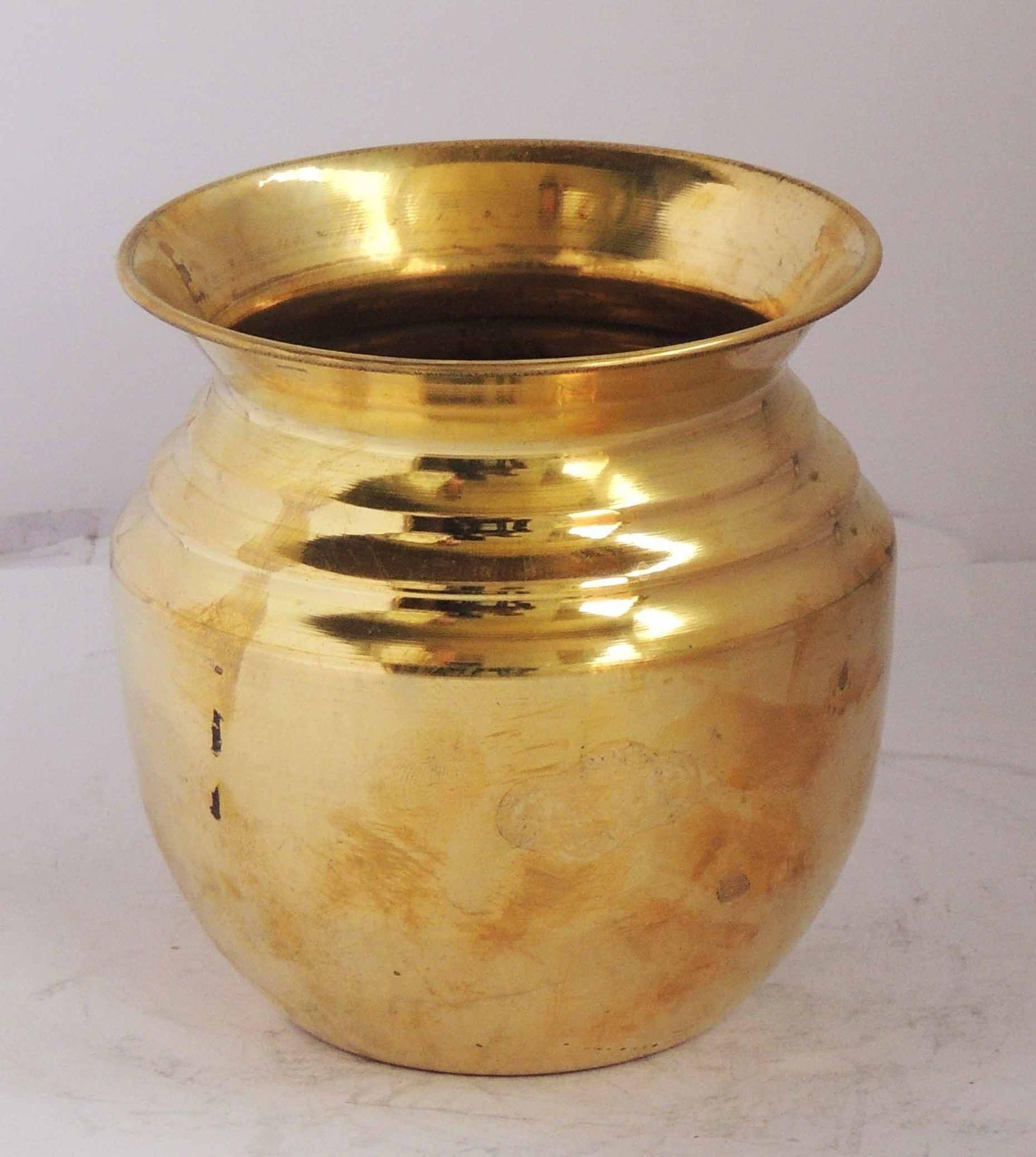 Brass Handi Lota No. 9 - 5.2*5.2*5 inch (Z284 H) 920 ML