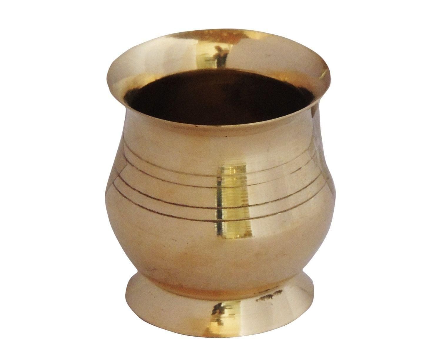Brass Balam Lota No. 0 - 2*2*2.5 inch, 80 ML (Z227 B)