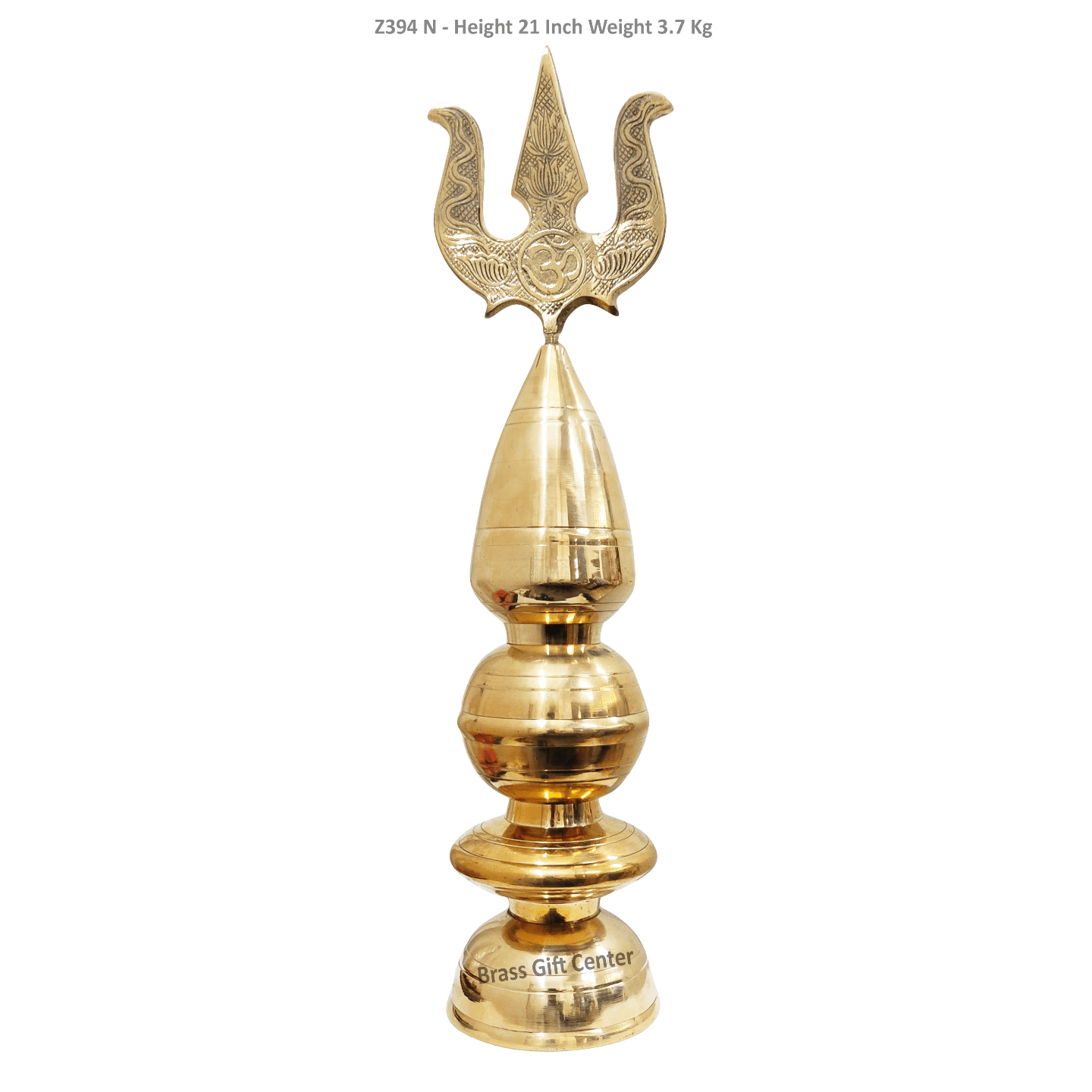 Brass Kalash Trishul 21 Inch - 5*5*21 inch (Z394 N)