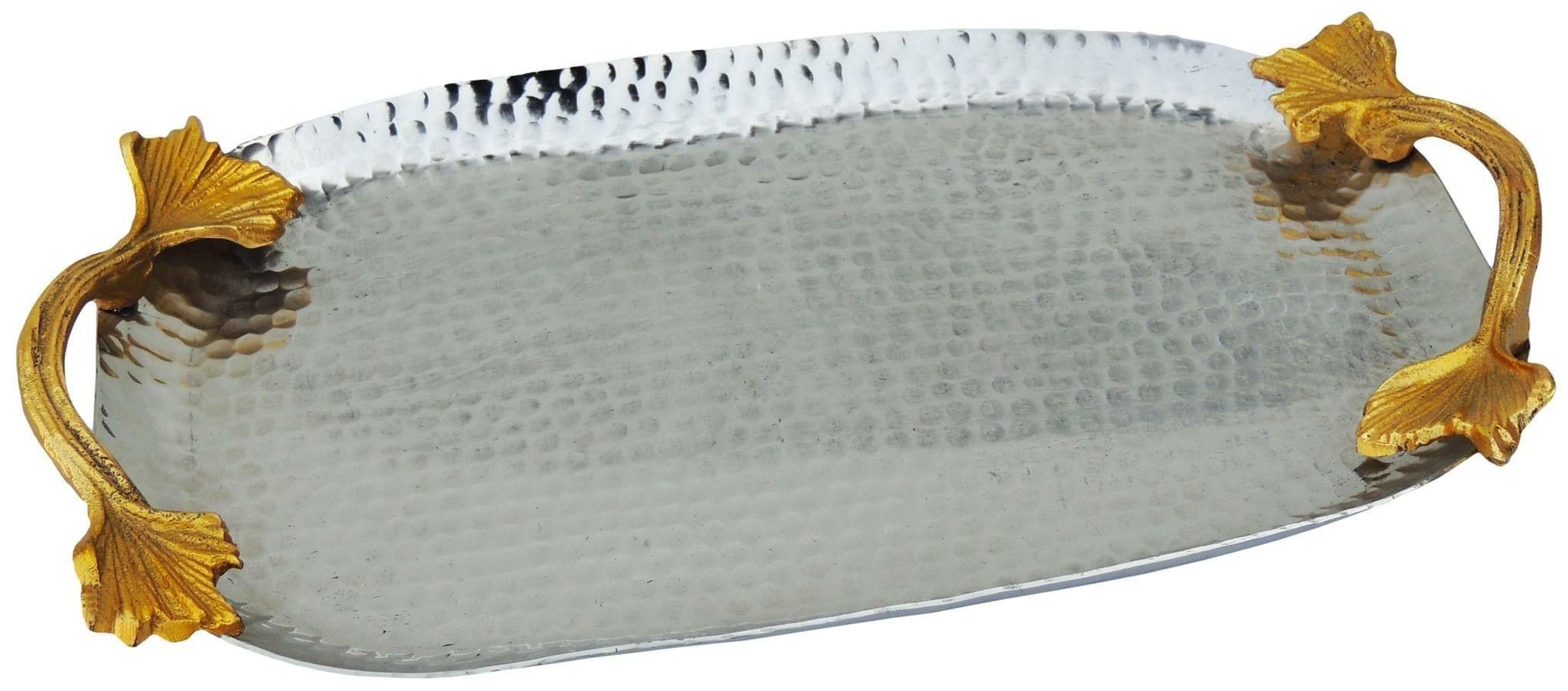 Decorative Tray With Hammerd - 16*9*2 inch (A3407/15)