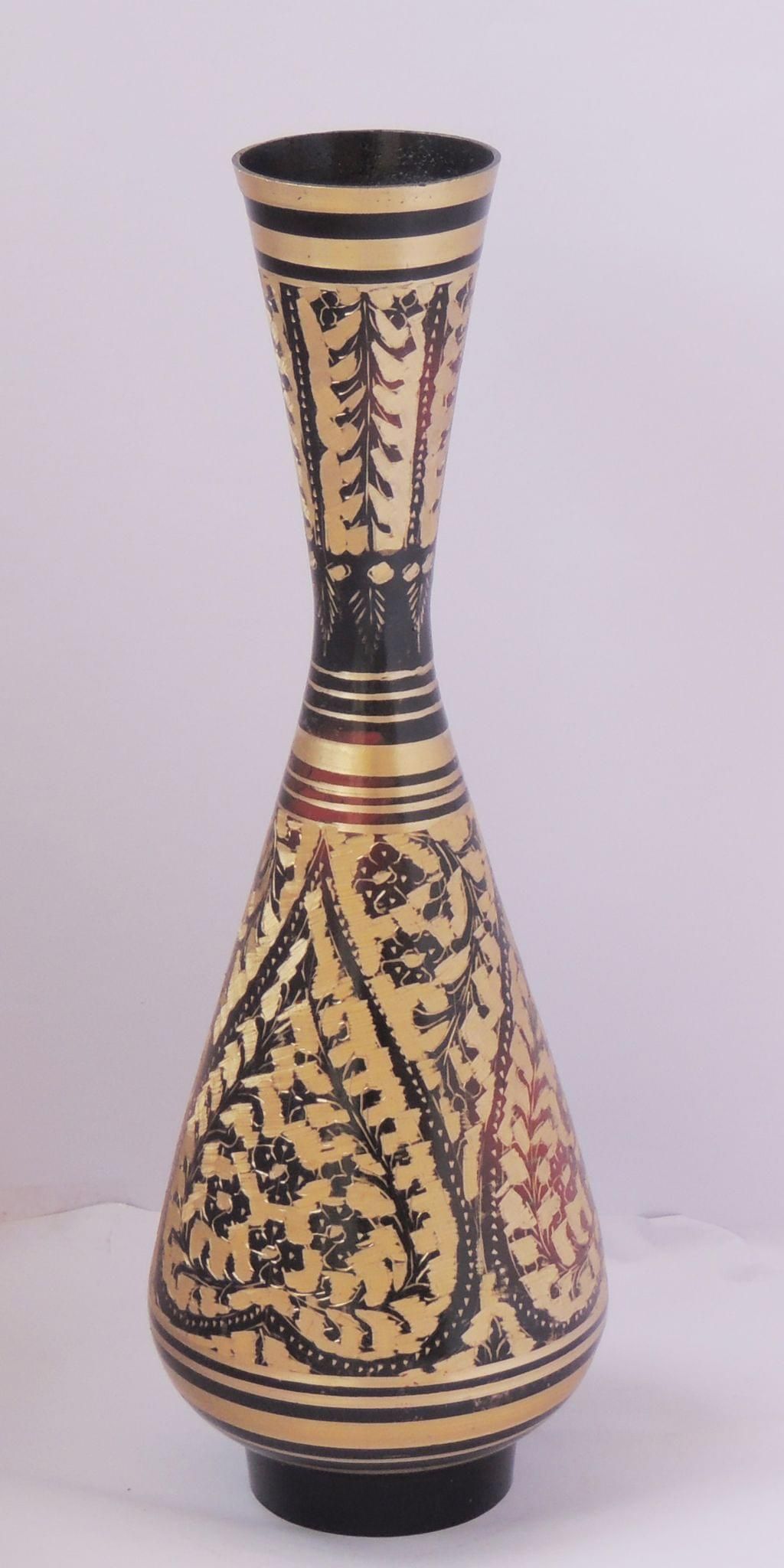 Brass Home & Garden Decorative Flower Pot, Vase - 4.5*11.5*12.2 Inch (F662 E)