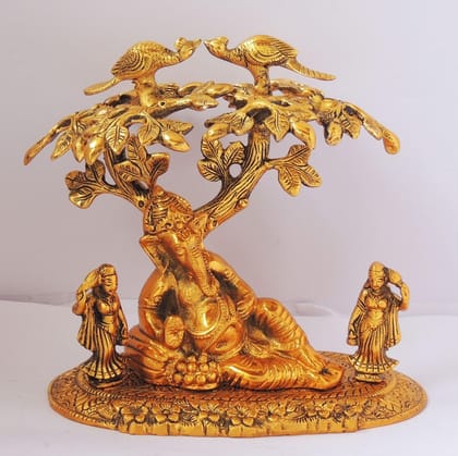 Showpiece Ganesh Tree - 8.5*5.5*8.2 inch (AS295 G)