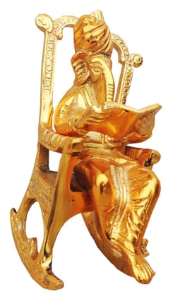 Showpiece Ganesh On Chair - 3.2*3.8*6 inch (AS241 G)