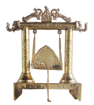 Brass Laddu Gopal Jhula For God Idol - 11*4.5*12.6 inch (AS227 B) Brass Laddu Gopal Jhula For God Idol - 11*4.5*12.6 inch (AS227 B)