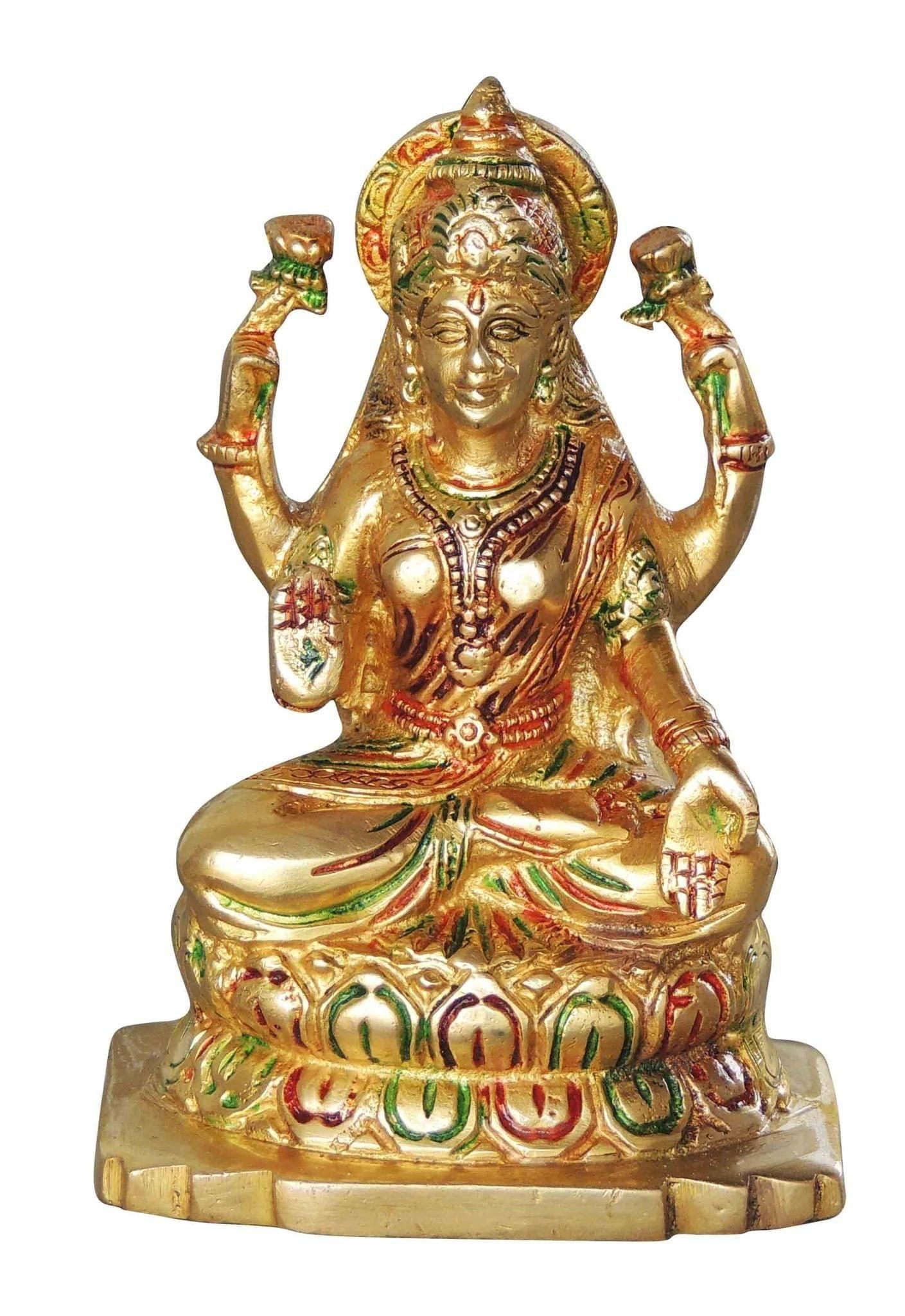 Brass Laxmi Colour - 4*2*5.5 Inches (BS1065 L)