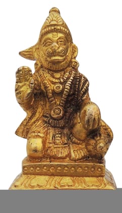 Brass Showpiece Hanuman Ji Statue - 1.5*1.5*2.5 Inch (BS1333 B)