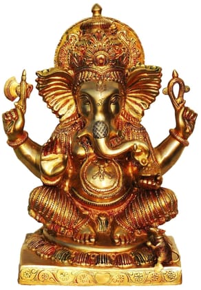 Ganeshji with BAse-14*8*18 Inches (BS492 B)