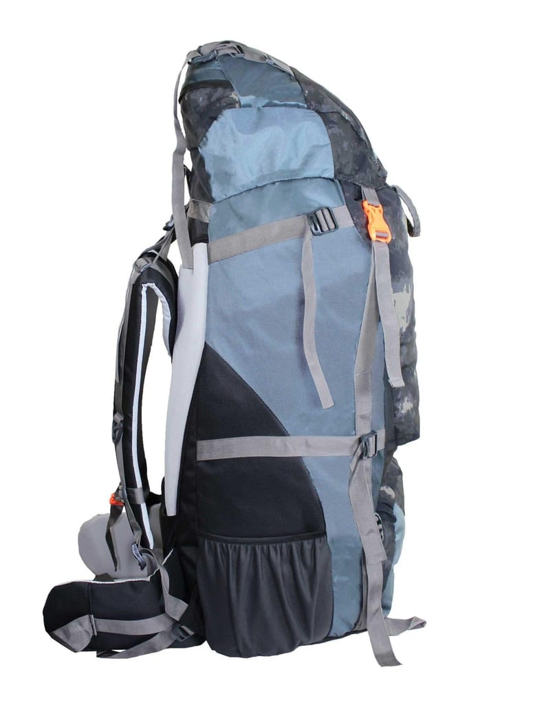 MOUNT TRACK discover internal frame camping backpack trekking hiking rucksack travel bag/water proof rain Cover/shoe compartment black