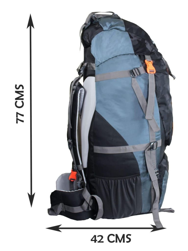 MOUNT TRACK discover internal frame camping backpack trekking hiking rucksack travel bag/water proof rain Cover/shoe compartment black