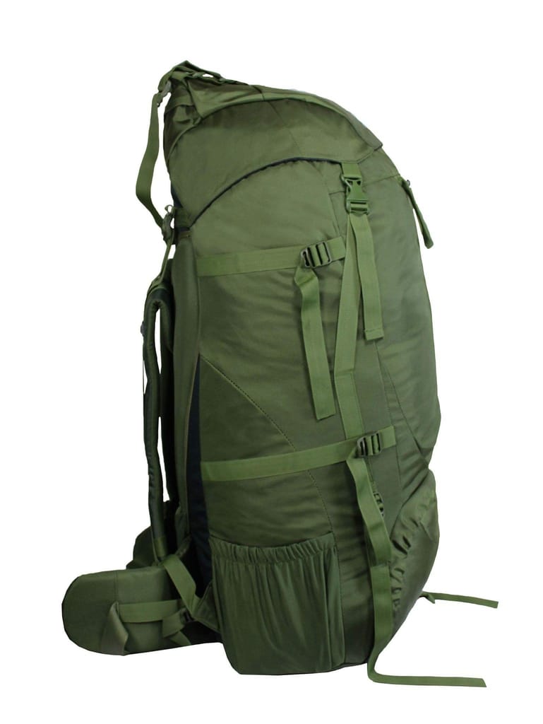 MOUNT TRACK discover internal frame camping backpack trekking hiking rucksack travel bag/water proof rain Cover/shoe compartment Military Green