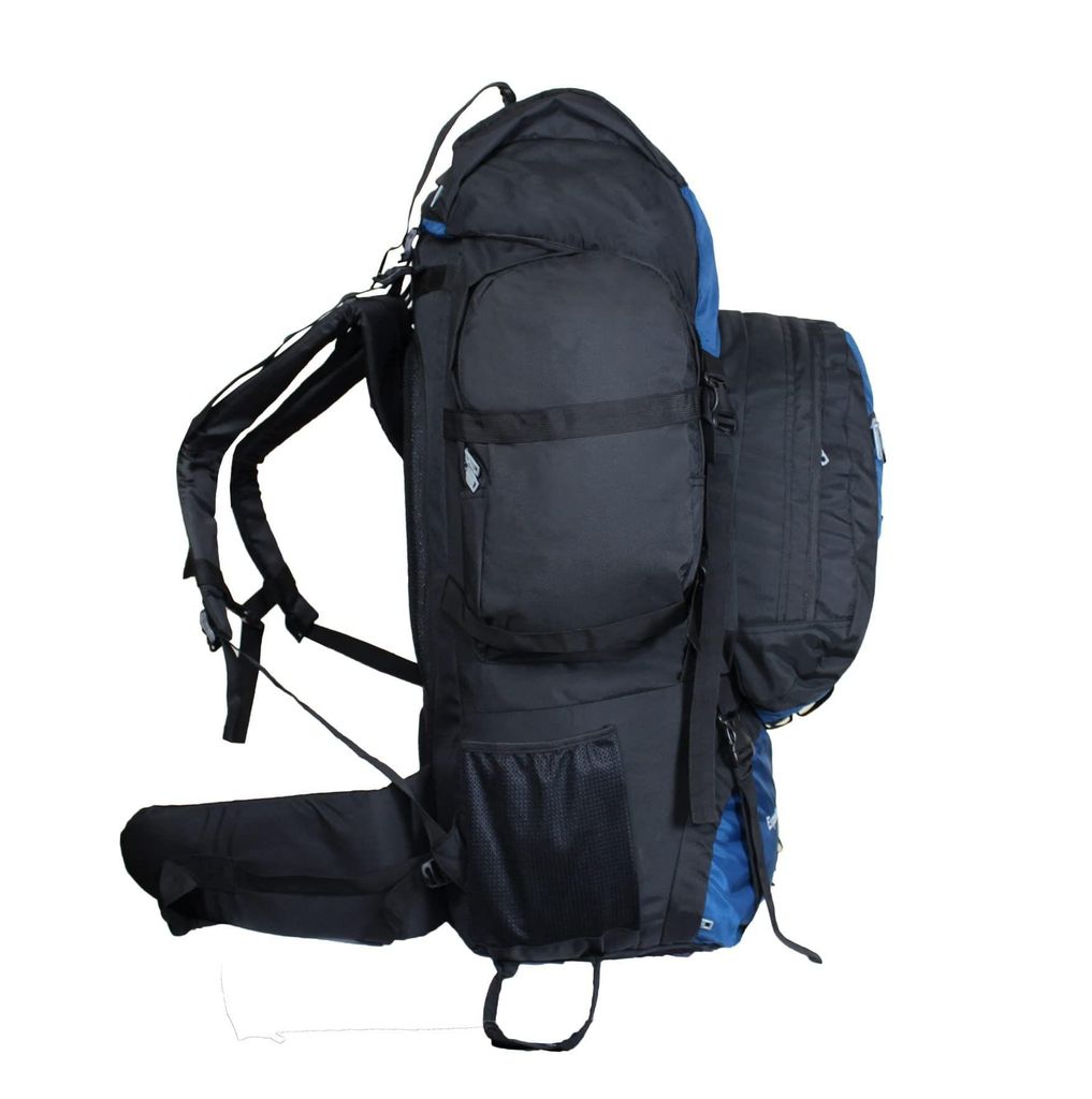 MOUNT TRACK expedition 105 liter rucksack with detachable Daypack / Camping Hiking, Trekking Bag Rucksack Navy Blue