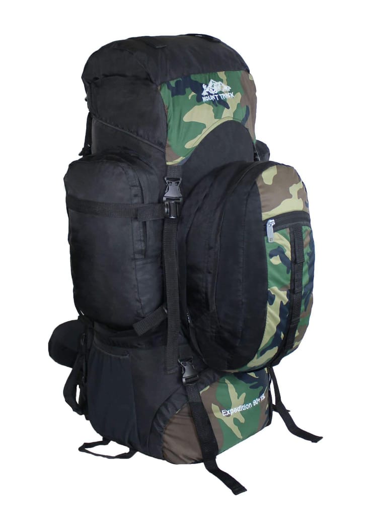 MOUNT TRACK expedition 105 liter rucksack with detachable Daypack/Camping Hiking, Trekking Bag Rucksack Camouflage