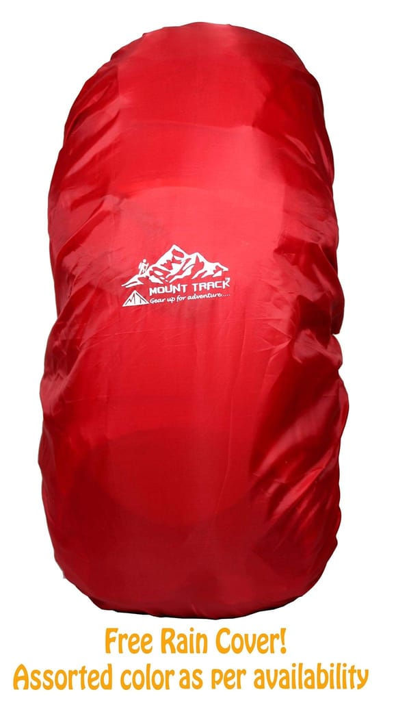 Mount Track Discover Internal Frame Camping Backpack Trekking Hiking Rucksack Travel Bag/Water Proof rain Cover/Shoe Compartment Green