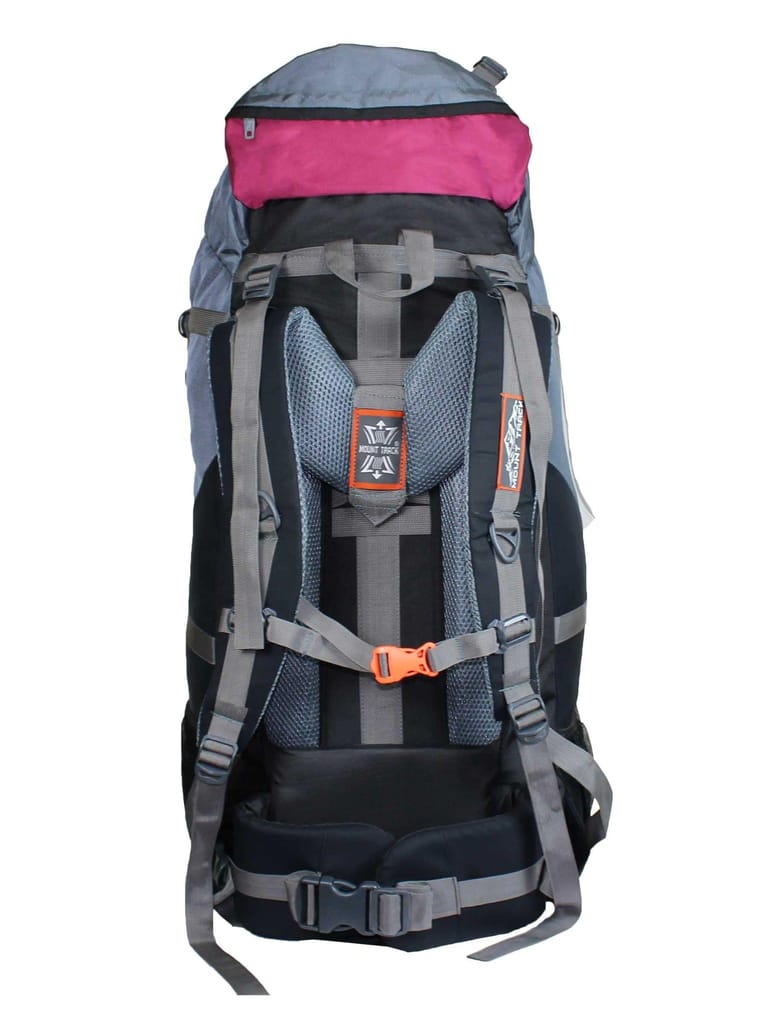 MOUNT TRACK discover internal frame camping backpack trekking hiking rucksack travel bag/water proof rain Cover/shoe compartment black