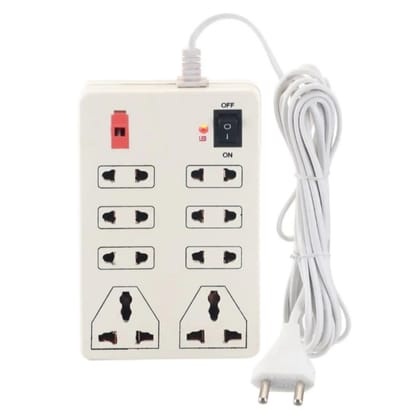 Extension Cord Mini 8+1 LED Indicator 2.5 mtr Universal Long Cable Without USB Port Extension Board