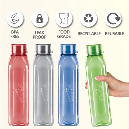 1000 Pet Water Bottle, Set of 5, 1 Litre