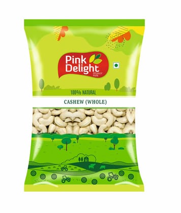 Pink Delight | Kaju (Cashew Whole) | Natural & Organic Dry Fruilts | 500 Gm Pack