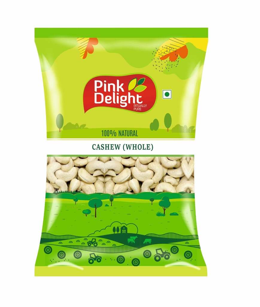 Pink Delight | Kaju (Cashew) | Natural & Organic Dry Fruilts | 1 Kg Pack