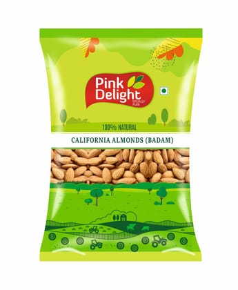 Pink Delight | Badam (Almonds) | Natural & Organic Dry Fruilts | 500 Gm  Pack