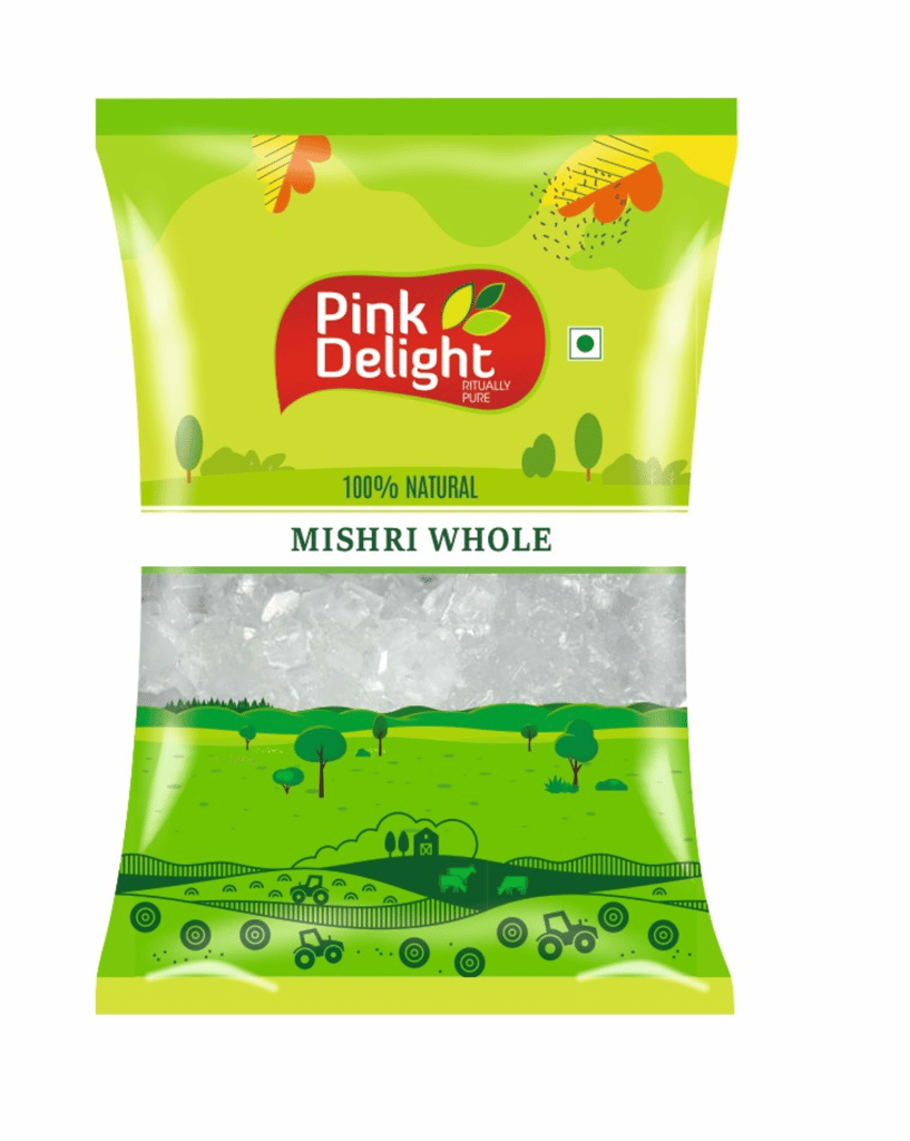 Pink Delight | Mishri Sabut | Mishri Whole | Natural & Organic | 1 Kg Pack