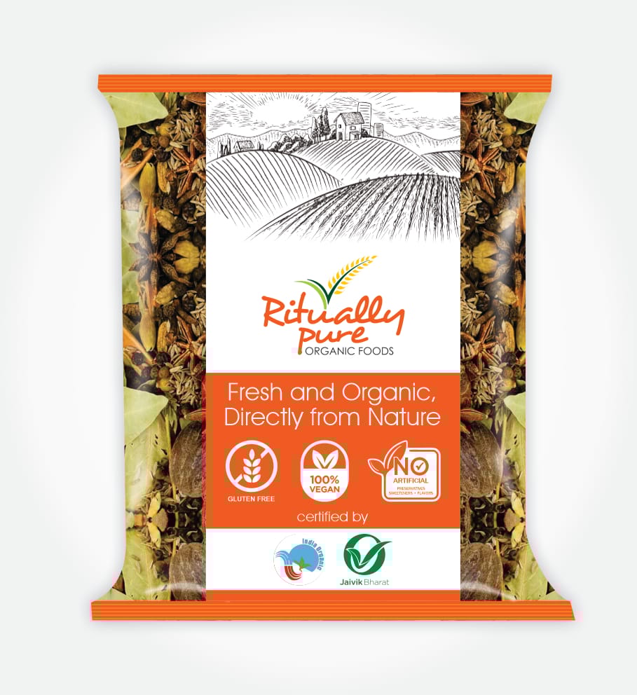 Ritually Pure 100% Organic | Natural Spices | Garam Masala | 200 Gm Pack