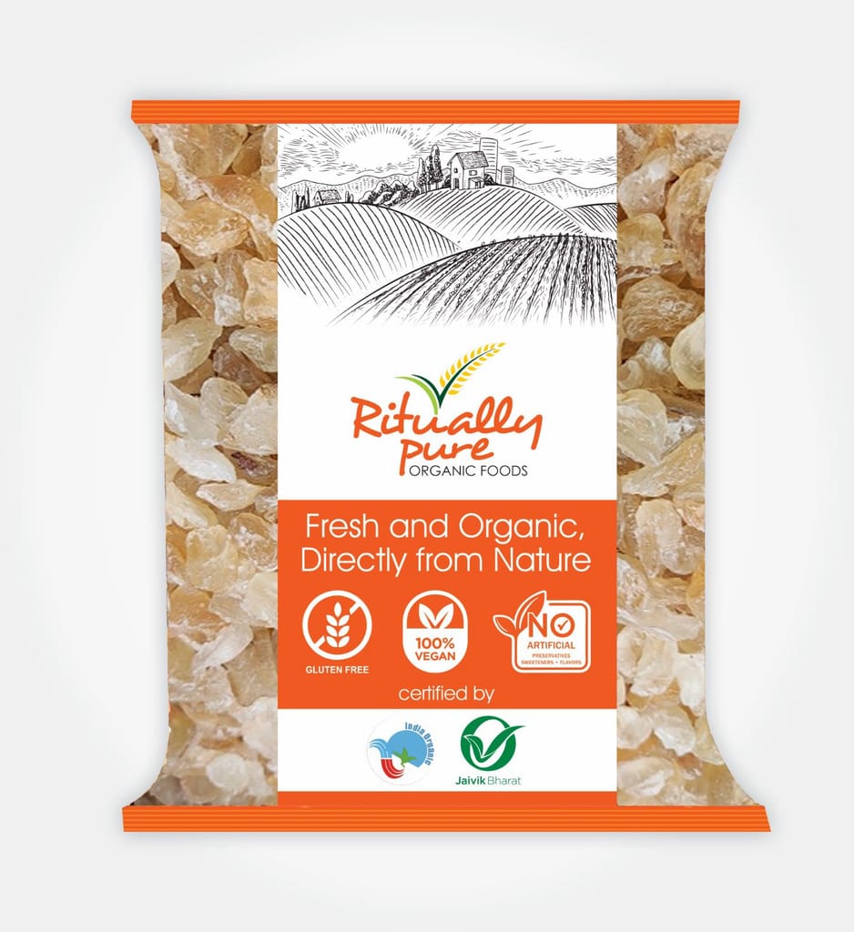 Ritually Pure 100% Organic | Natural Spices | Gond (Dried Gum) | 100 Gm Pack