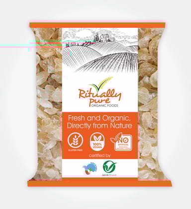 Ritually Pure 100% Organic | Natural Spices | Gond (Dried Gum) | 200 Gm Pack