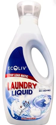 Ecoliv Liquid Laundry 1 Litre Bottle| Removes Tough Stains & Grease| Lasting Fragrance