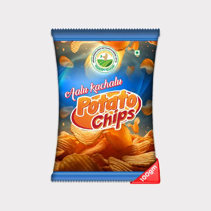 Aalu Kachalu Potato Chips (100 gm)