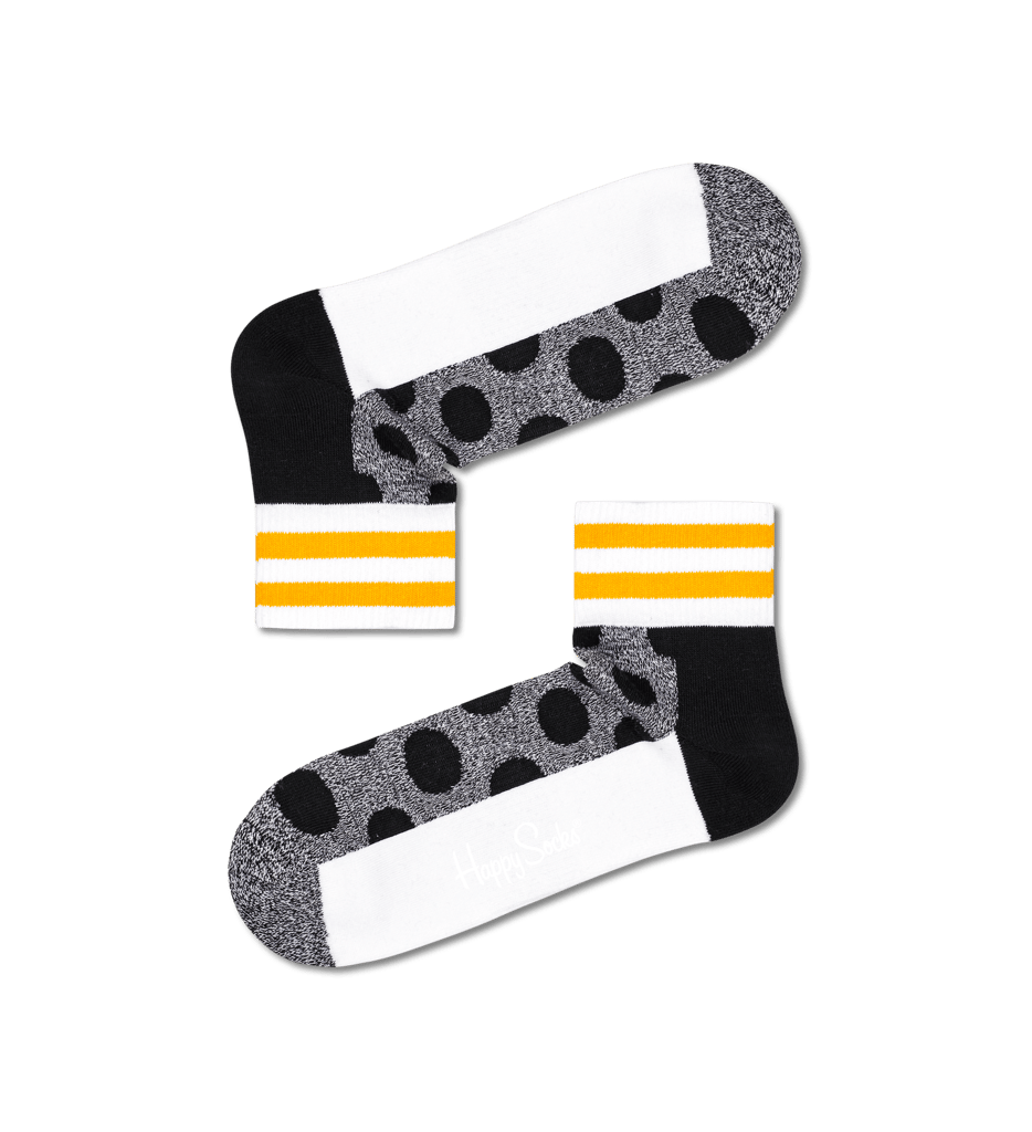 Happy Socks Big Dot 1/4 Crew Sock - Socks | Buy online on ZillyBuy